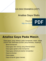 KDT 10 - 11 Analisa Gaya Statis