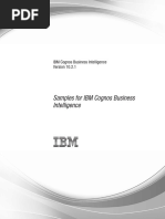 Samples for IBM Cognos BI
