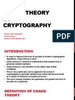 Chaos Theory IN Cryptography: Risna Dwi Hapsari Zata Atika Rubila Dwi Adawiyah