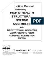Instruction Manual High-Strength Structural Bolting Assemblies