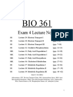 BIO 361 Exam 4 Review