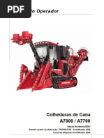 04. Manual Do Operador 2008 - Colhedoras de Cana A7000 e A77