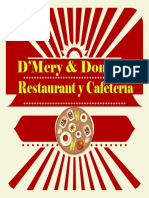 D'Mery & Domingo: Restaurant y Cafeteria