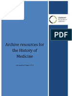 History of Medicine Resources