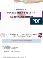 Optimization Based On Genetic Algorithm