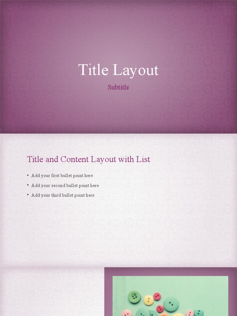 Title Layout | PDF | Teaching Methods & Materials | Computers