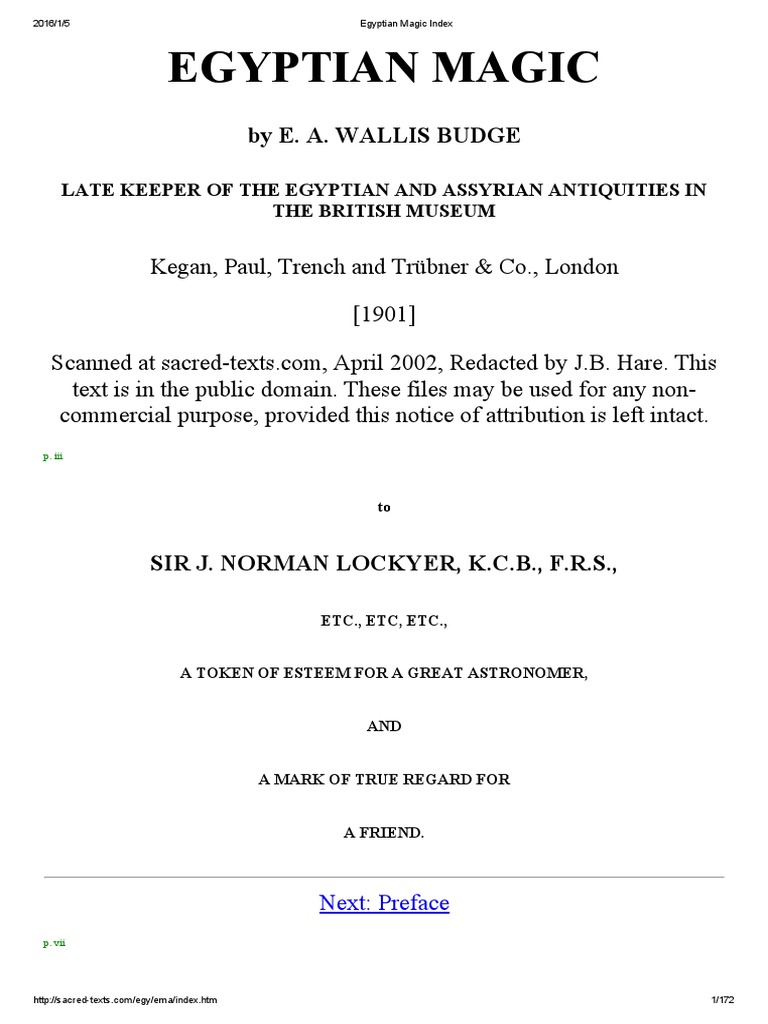 Egyptian Magic PDF Magic (Paranormal) Ancient Egypt