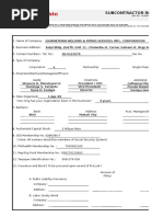 FO-R23-001 - R2 Subcontractor Registration Form