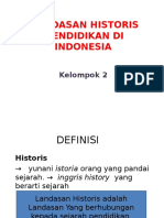 Landasan Historis Pendidikan Di Indonesia 16