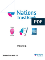 Task One: Nations Trust Bank PLC