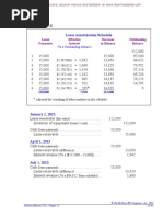 Exercise 15-4: Lease Amortization Schedule