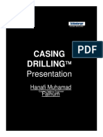 Casing Casing Drilling: ™ Presentation