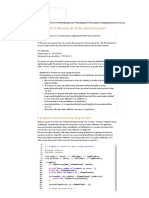 C Program To Reverse An Array Using Recursion PDF