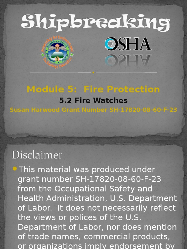 Module 5: Fire Protection | PDF