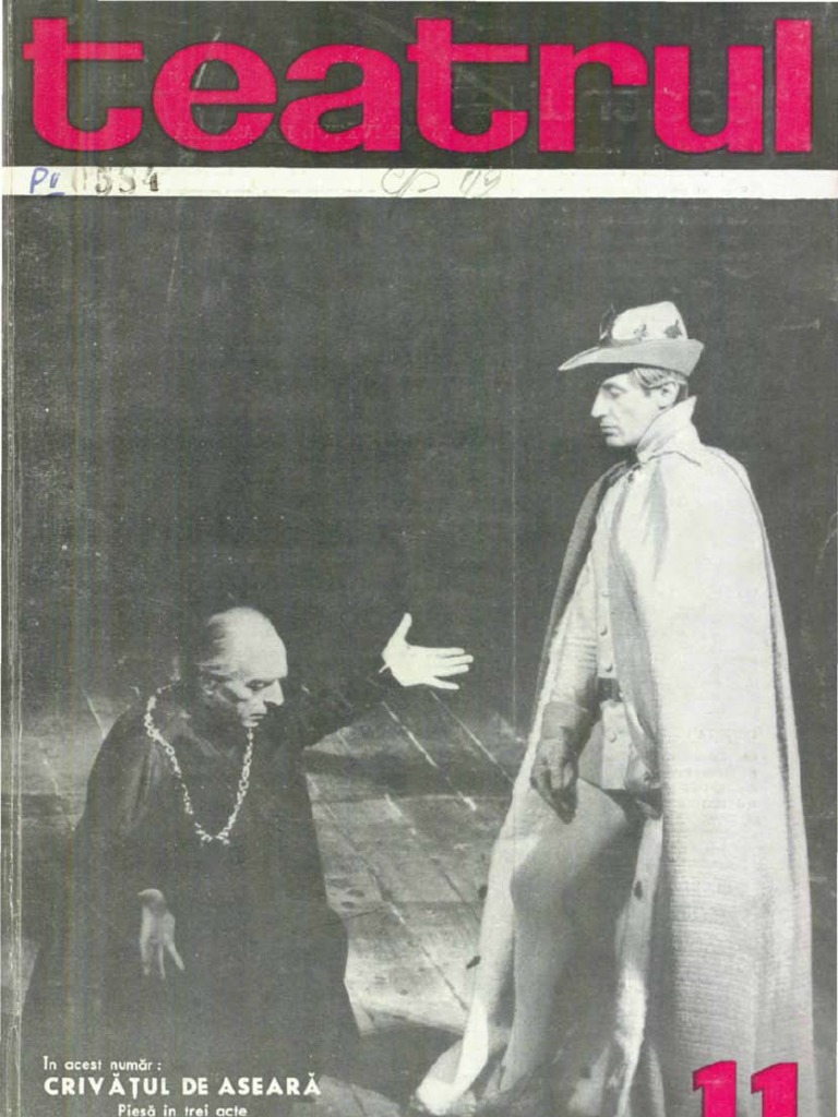 Revista Teatrul Nr 11 Anul Xi Noiembrie 1966