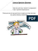 Year 7 Revision Schedule Booklet