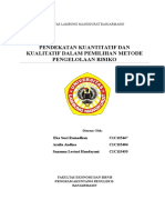 Download Pendekatan Kuantitatif Dan Kualitatif Dalam Pemilihan Metode Pengelolaan Risiko by Azalia Andina Sukmadewi SN334162980 doc pdf