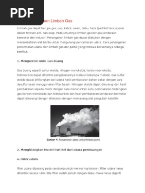 Sebutkan Alat Bantu Yang Dapat Menangani Limbah Gas Sebutkan Alat Bantu Yang Dapat Menangani Limbah Gas