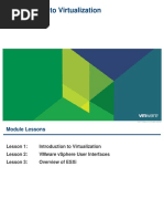 Introduction To Virtualization: © 2011 Vmware Inc. All Rights Reserved