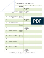 Complete 60-Day IELTS Study Plan with Practice Tests & Strategies