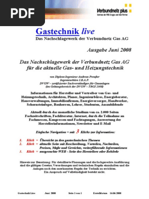 Gastechnik Live VerbundnetzPlus