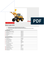 Wheel Loader 937H: Technical Specification