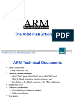 The ARM Instruction Set: Advanced RISC Machines