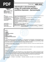 Nbr 6022 - Artigo Cientifico