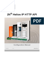 2N Helios Ip HTTP Api: Configuration Manual