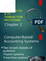 Introductio NTO Transaction Processing