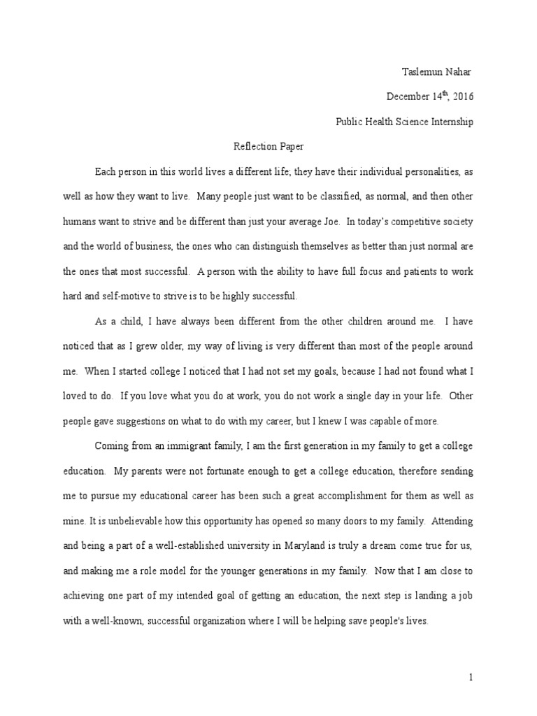 Reflection about cookery grade 12 image