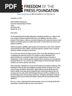 Camera Encryption Letter