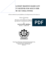 Partial Transmit Sequence Based Low Complexity Receiver For Multi-User STBC Mc-Cdma System