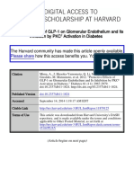 Protective Effects of GLP-1 On Glomerular Endothelium and Its Inhibition by PKC Activation in Diabetes