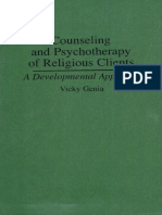 Counseling and Psychotherapy of Religiou - Vicky Genia PDF