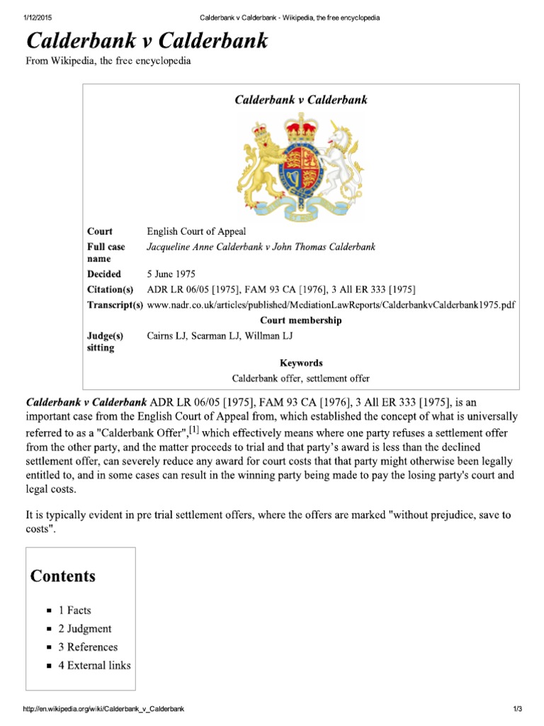 Calderbank Offer Wiki PDF