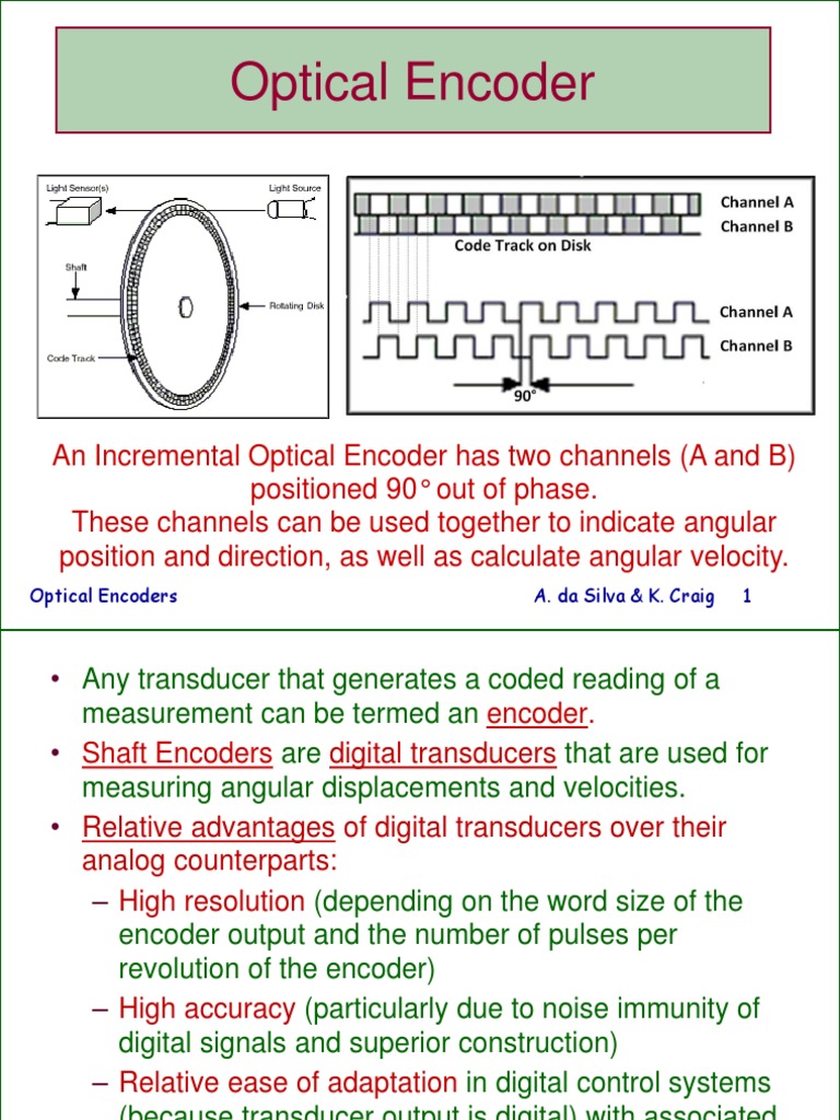 Optical Encoder and The Arduino 2012 PDF | PDF | Computer Engineering ...