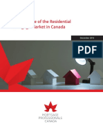 Annual State of The Residential Mortgage Market in Canada