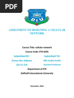 Designing A Cellular Network Complete