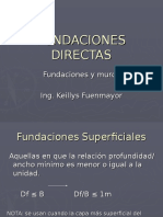 Fundaciones Directas