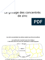Le Grillage Des Concentres de Zinc