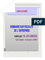 Régime Fiscale Des Filiales Françaises Au Maroc1