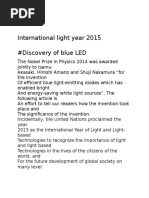 International Light Year 2015