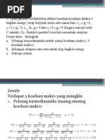 Soal - Soal Fisika Statistik