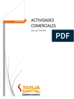 Actividades Comerciales