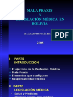 Mala Praxis Medica Derecho Medico Doc