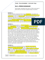 N3102 Case Study: Musculoskeletal - Instructor Copy: Day 1 - Patient Assignment