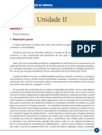 Falência e Recuperação de Empresa - Unid II