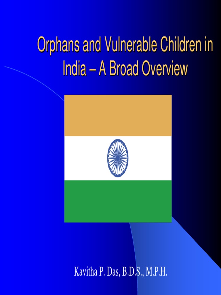Orphans and Vulnerable Children in India | PDF | Social Science | Wellness