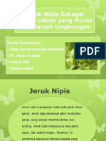 Jeruk Nipis Sel Volta